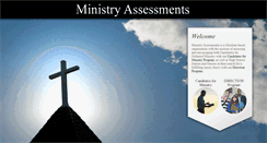 Desktop Screenshot of ministryassessments.com
